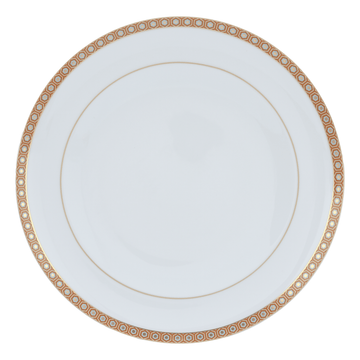 Falkenporzellan - Dinner Set 112 Pieces - Orange & Gold & Blue - Porcelain