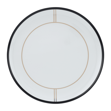 Falkenporzellan - Dinner Set 112 Pieces - Black & Gold - Porcelain