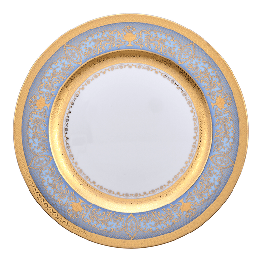 Falkenporzellan - Dinner Set 59 Pieces - Blue & Gold - Porcelain
