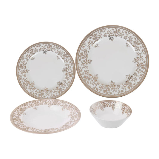 Falkenporzellan - Dinner Set 59 Pcs Bronze - Porcelain