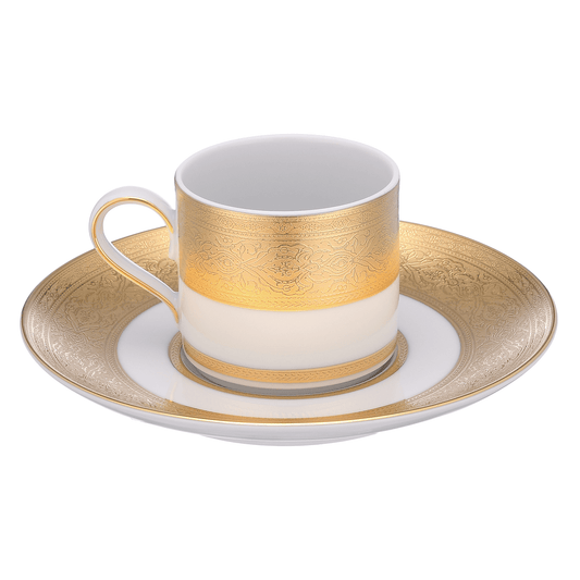 Falkenporzellan - Coffee Set 6 Pieces - Gold - Porcelain