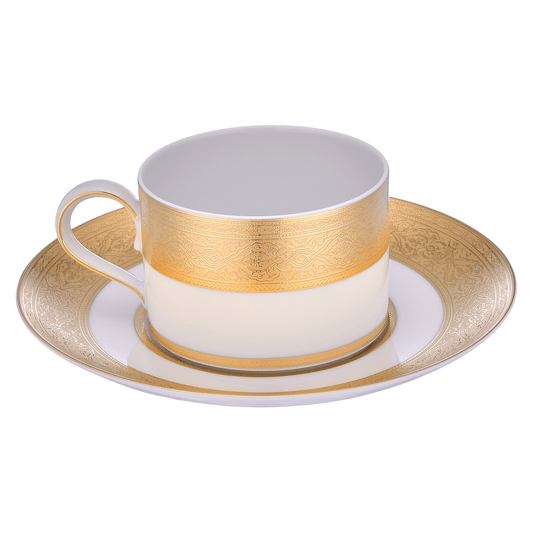 Falkenporzellan - Tea Set 6 Pieces - Gold - Porcelain