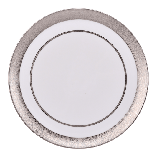 Falkenporzellan - Dinner Set 59 Pieces - Silver - Porcelain