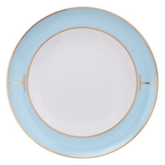 Falkenporzellan - Dinner Set 59 Pieces - Blue & Gold - Porcelain