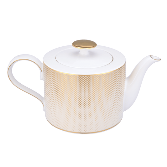 Falkenporzellan - Rio Coffee Set 3 Pieces - Porcelain - Cream & Gold