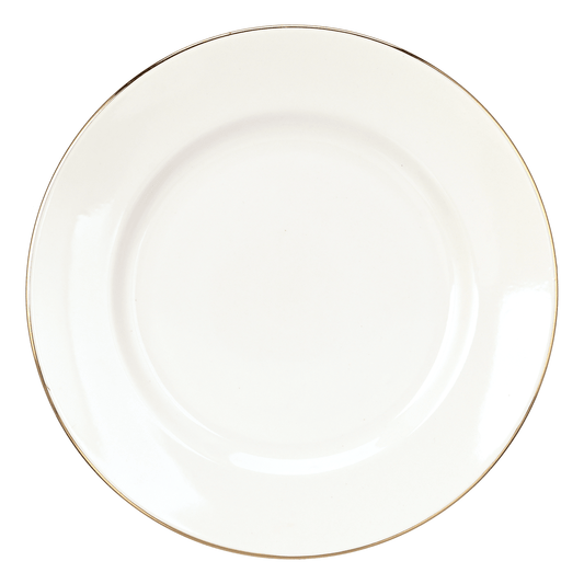 Senzo -  Ivory Dinner Set 61 Pcs Gold Rim