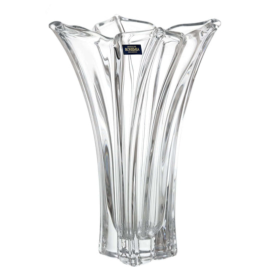 Bohemia Crystal - Florale Crystal Vase - 28cm