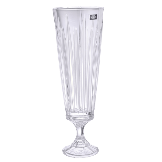 Bohemia Crystal - Round Footed Crystal Vase - 39cm