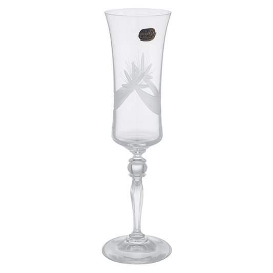 Bohemia Crystal - Flute Glass Set 6 Pieces - 150ml - 2700010185