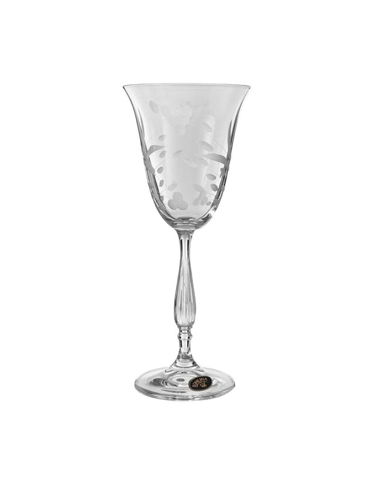 Bohemia Crystal - Goblet Glass Set 6 Pieces - 185ml - 2700010212