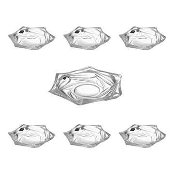 Bohemia Crystal - Dessert Set 7 Pieces