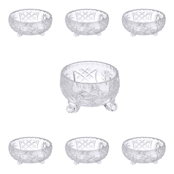 Irena Crystal - Crystal Bowl Set 7 Pieces with Feet - 2700011106