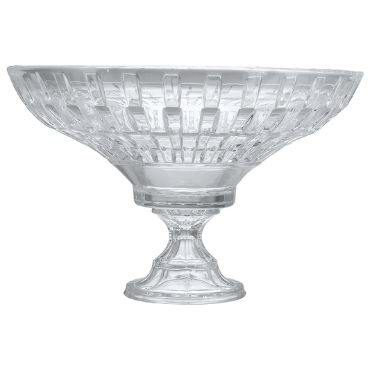 Glass Plate with Base - Glass - 35x22cm