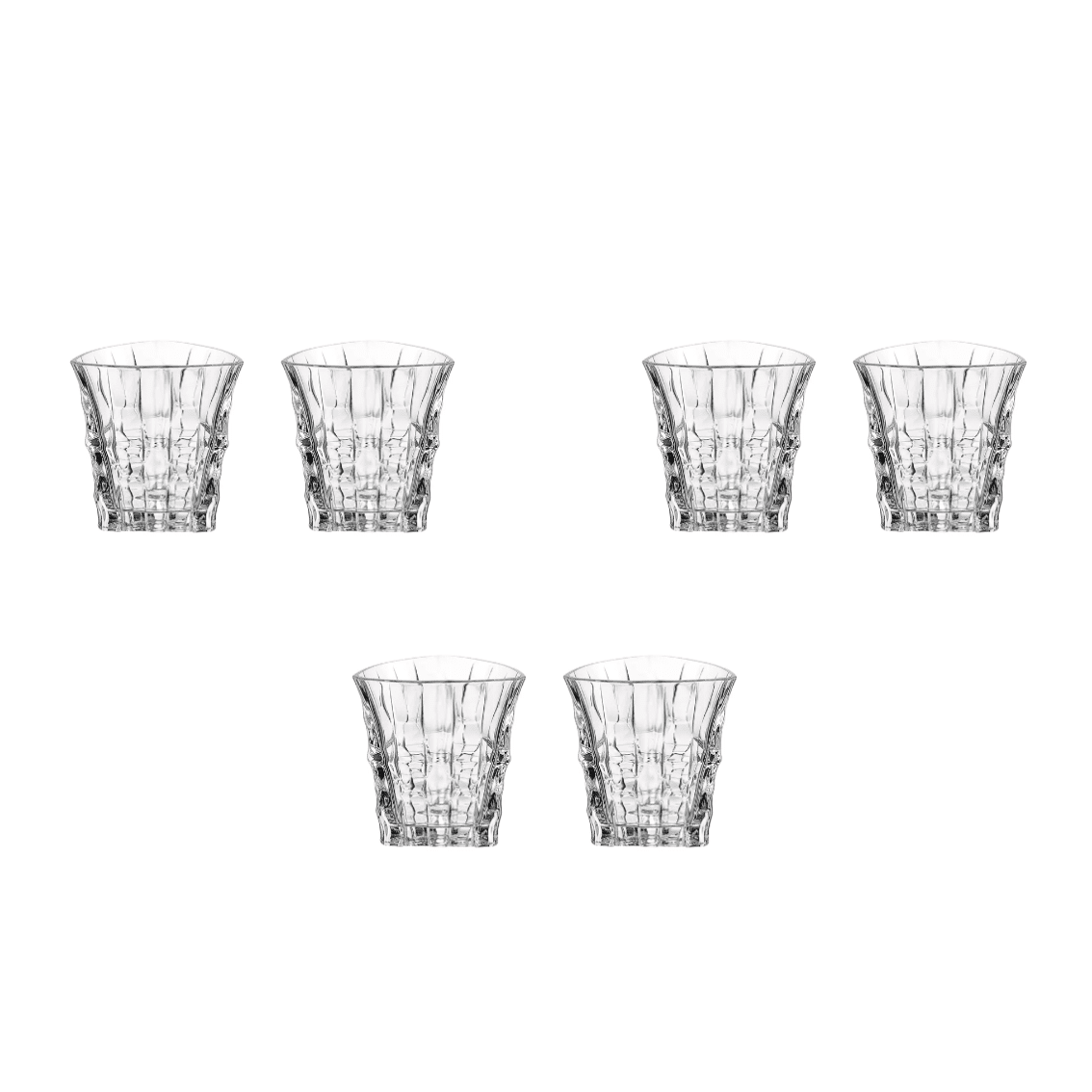 Bohemia Crystal Tumbler Glass Set 6 Pieces 270ml 270005012