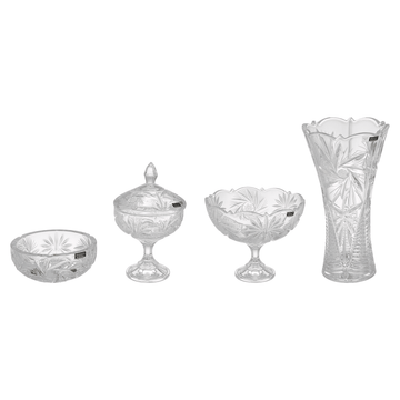 Bohemia Crystal - Crystal Gift Box 4 Pieces - Crystal