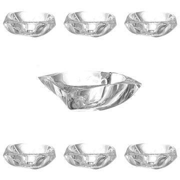 Bohemia Crystal - Squared Crystal Bowl Set 7 Pieces
