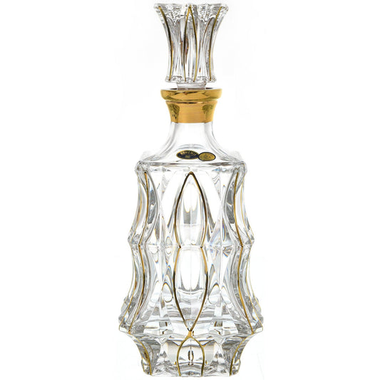 Bohemia Crystal - Drink Set 7 Pieces - Gold - 250ml & 750ml - Crystal