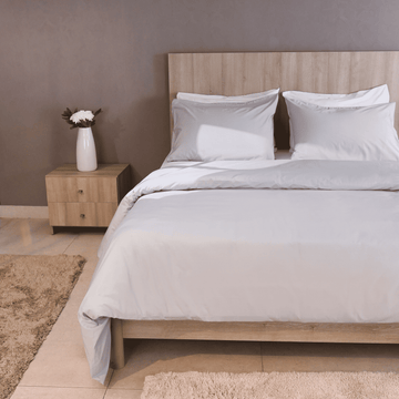 Senzo - Grey Duvet Cover Set 3 Pieces - 240x260cm - 250 TC