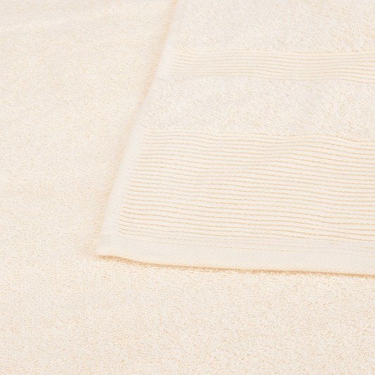 Senzo - Off White Bath Towel 160x90cm - 100% Egyptian Cotton