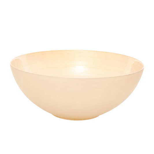 ArdaCam - Bowl 34.5 x 14.5 cm Metallic Straw Yellow