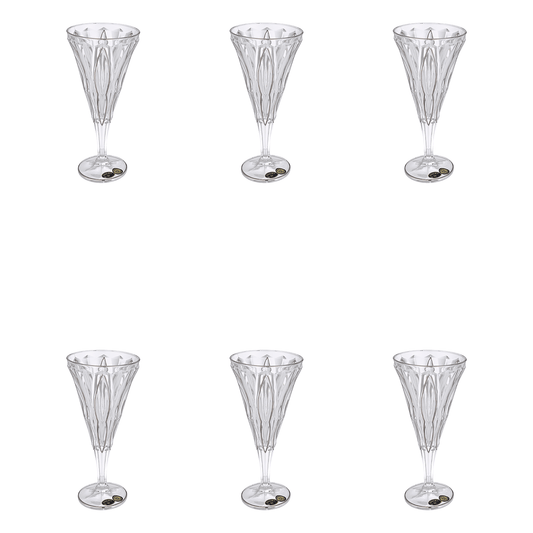 Bohemia Crystal - Drink Set 7 Pcs Silver