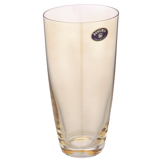 Bohemia Crystal - Highball Glass Set 6 Pieces - Orange - 350ml - Crystal