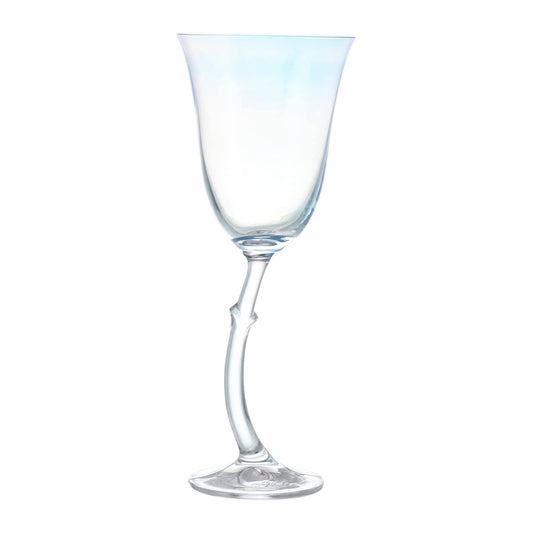 Bohemia Crystal - Goblet Glass Set 6 Pieces - Blue - 185ml - Crystal