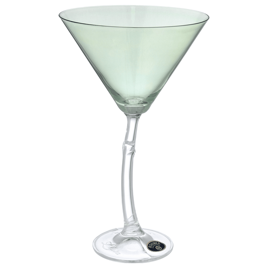 Bohemia Crystal - Cocktail Glass Set 6 Pieces - Green - 285ml - Crystal