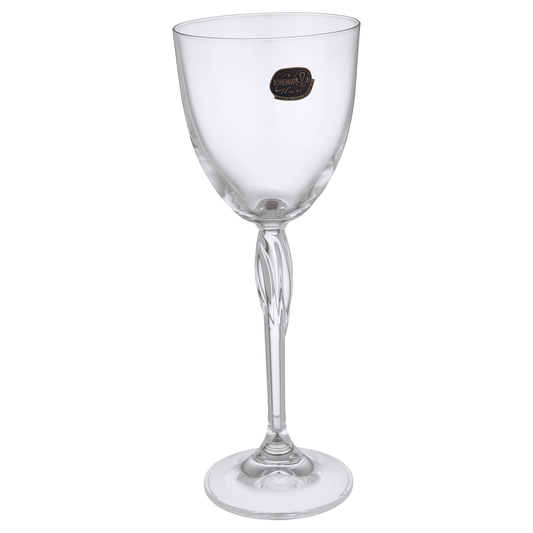 Bohemia Crystal - Goblet Glass Set 6 Pieces - 200ml - Crystal