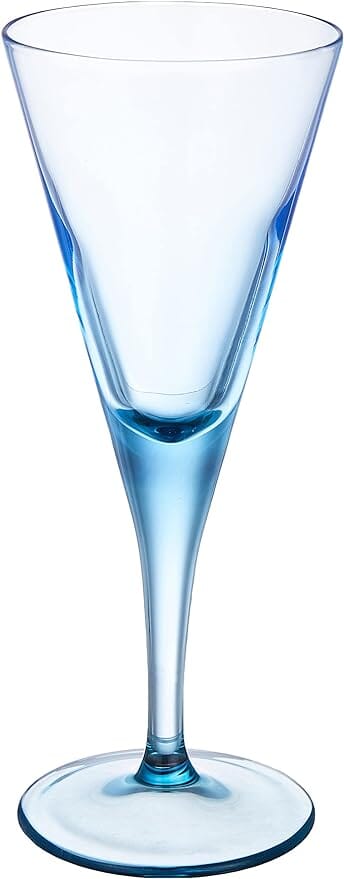 Pasabahce - V-Line Champagne Glass Set 6 Pieces - Blue - 200ml