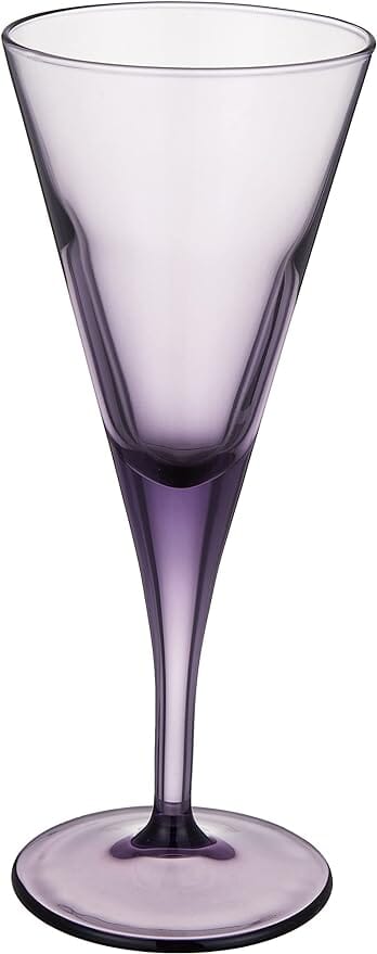 Pasabahce - V-Line Champagne Glass Set 6 Pieces - Purple - 200ml