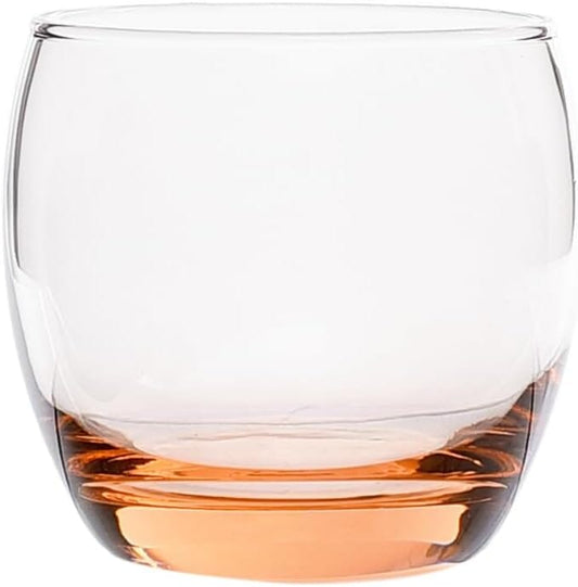 Pasabahce - Round Tumbler Glass Set 6 Pieces - Pink - 340ml