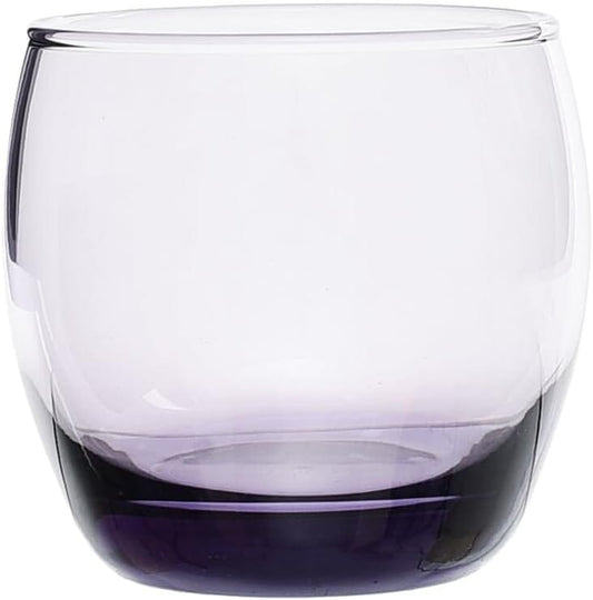 Pasabahce - Round Tumbler Glass Set 6 Pieces - Purple - 340ml