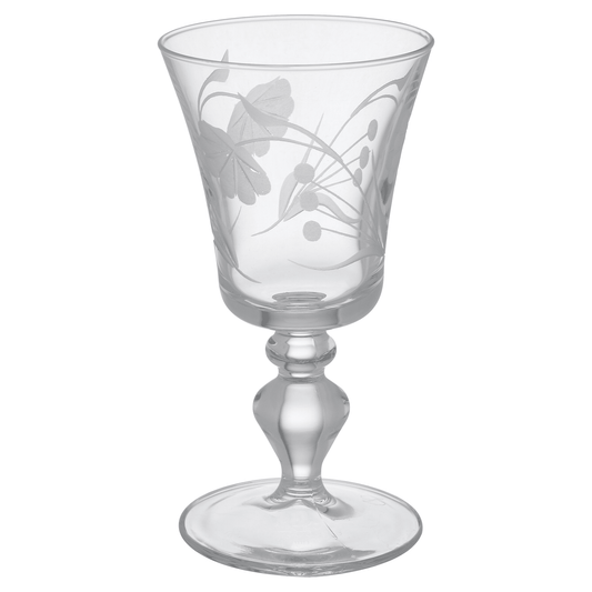 Pasabahce - Decorated Goblet Glass Set 6 Pieces - 195ml - Glass