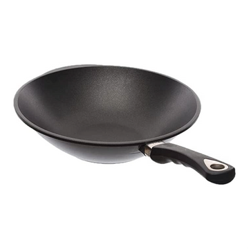 AMT - Black Wok Handle - Cast Aluminum - 32cm