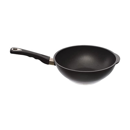 AMT - Black Wok Handle - Cast Aluminum - 26cm