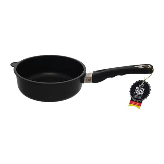 AMT - Frypan with Black Handle - Black - Cast Aluminum - 20cm