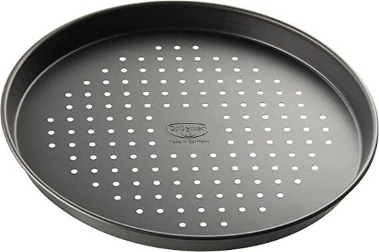 Dr. Oetker - Traditional Perforated Pizza Pan - Black - 27cm