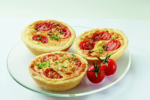 Dr. Oetker - Set of Round Pizza Dishes - Black - 10x10x3cm