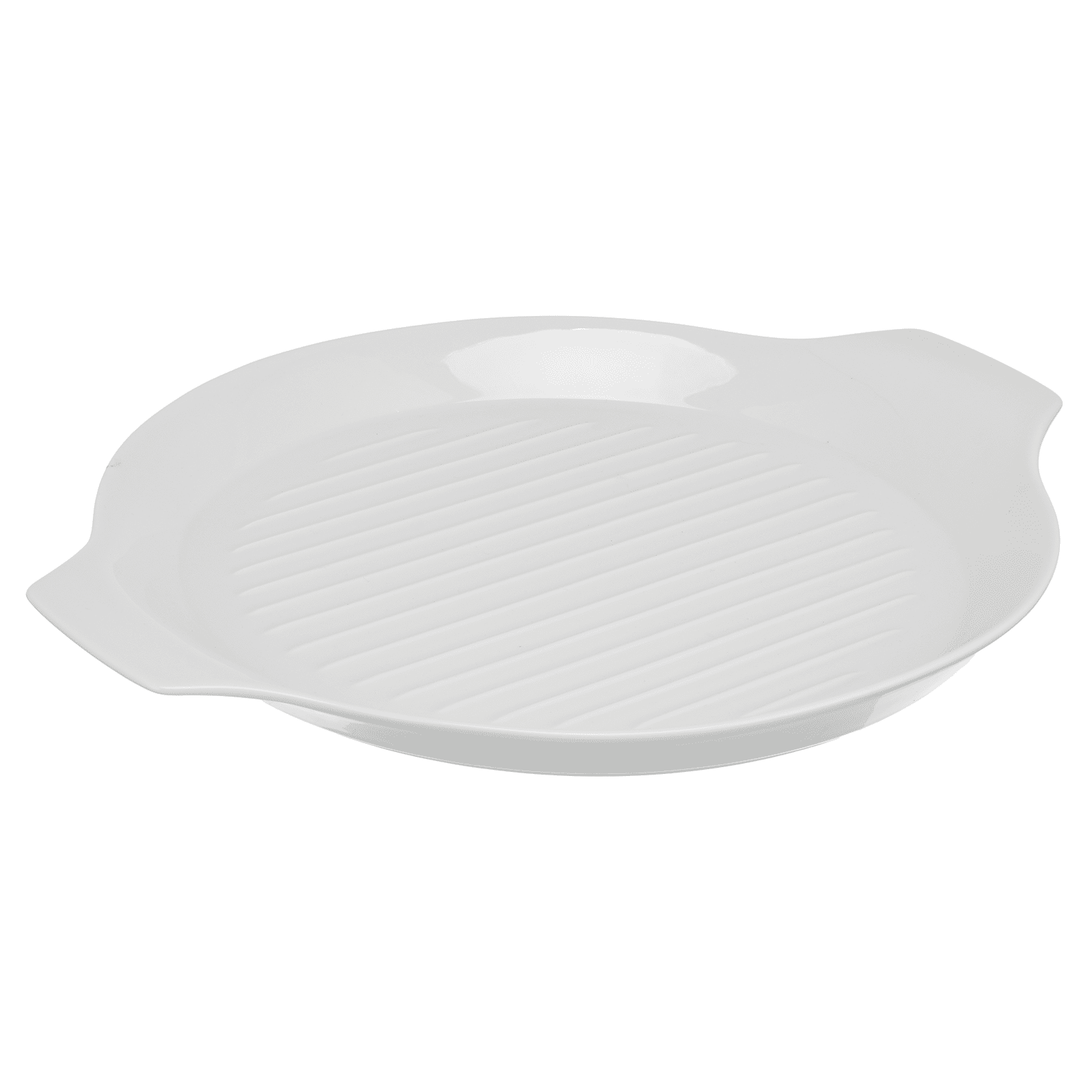 Senzo Round Grill with Handle 32cm Porcelain - Main Image