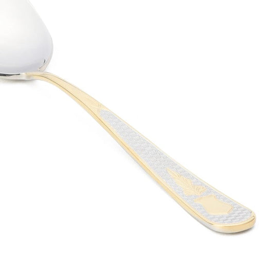Herdmar - Guell Serving Set 6 Pieces - Gold & Silver - Stainless Steel 18/10