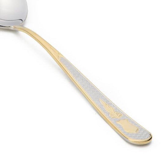 Herdmar - Guell Cutlery Set 75 Pieces - Gold & Silver - Stainless Steel 18/10