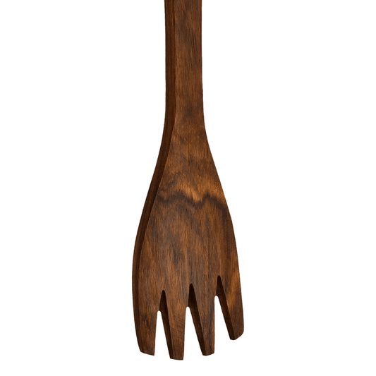 Senzo - Serving Set 4 Pieces - Brown - Wood