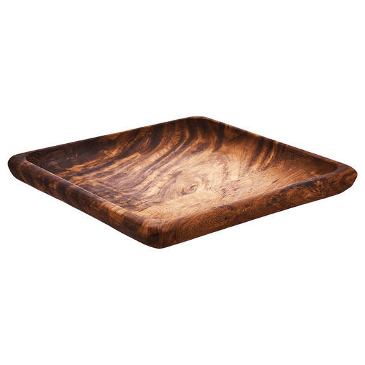 Senzo - Squared Serving Platter Set 3 Pieces - Wood