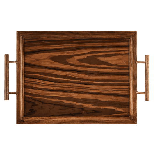 Senzo - Rectangular Tray with Handles - 47x37cm