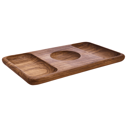 Senzo - Chips & Dip Platter with Bowl - 30x18cm
