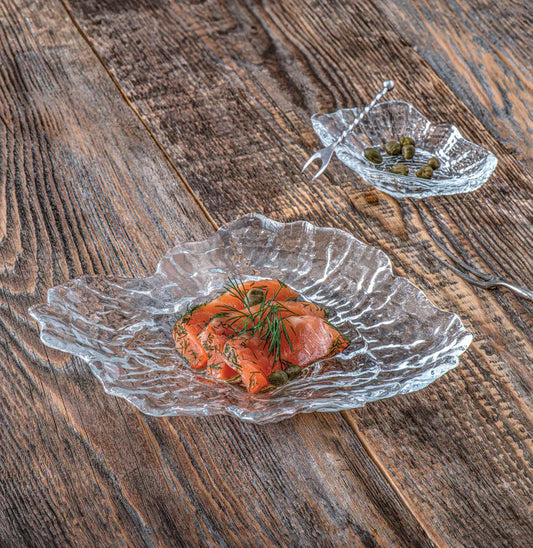 ArdaCam - Mushroom Shallow Serving Bowl - 38.5cm - Glass
