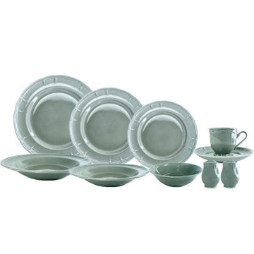 Noritake - Daily Use Dinner Set 40 Pieces - Light Green - Porcelain
