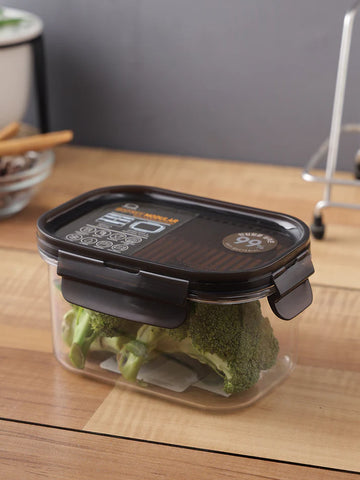 Lock & Lock Bisfree Modular Rectangular Container 450ml Dark Brown