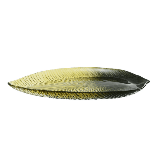 ArdaCam - Leaf Plate 30 x 14 x 2 cm Green Shaded